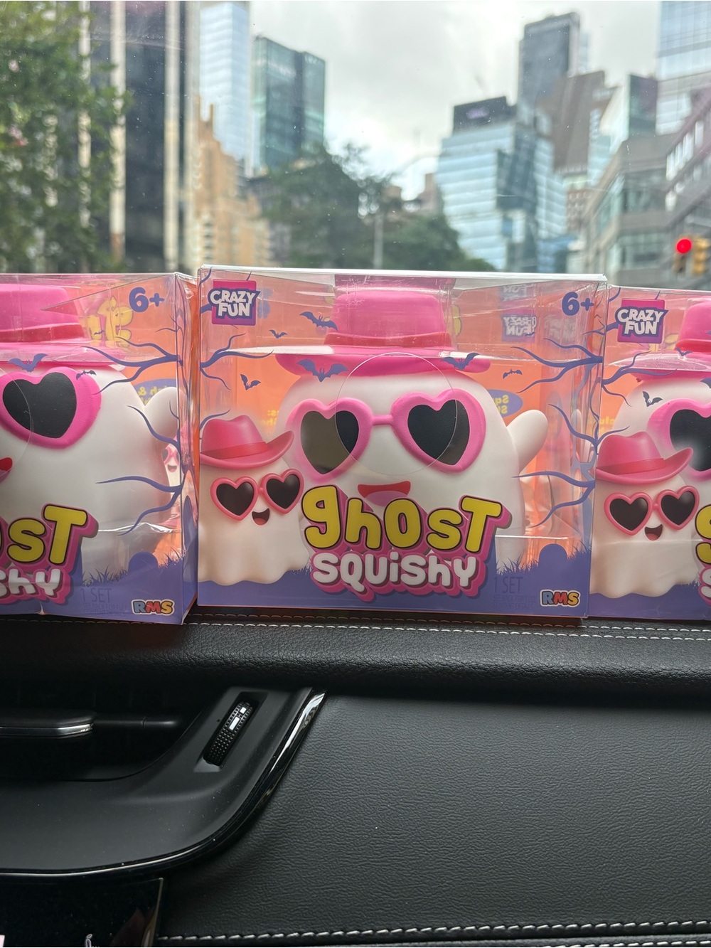 Ghost Squishy Toy - Pink